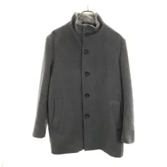 INHERIT インヘリット スタンドカラー コート M グレー メンズ 古着のサムネイル