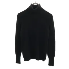 UNIQLO ユニクロ カシミヤ100％ 長袖 タートルネック セーター L ブラック ニット レディース 古着