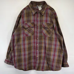 古着 カーハート Carhartt 長袖シャツ ヘビーネルシャツ チェック柄 胸ポケット ワンポイントロゴ 大きいサイズ 3XL マルチカラー メンズ