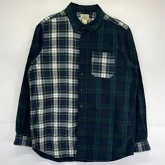 古着 エルエルビーン L.L.Bean 長袖シャツ ボタンダウン パターンカラー アウトドア チェック柄 L マルチカラー メンズ