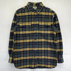 古着 エルエルビーン L.L.Bean 長袖シャツ ネルシャツ アウトドア チェック柄 胸ポケット M マルチカラー メンズ