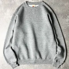 80s USA製 RUSSELL 無地 前V スウェット トレーナー M / 80年代 アメリカ製 ビンテージ ラッセル 霜降り グレー