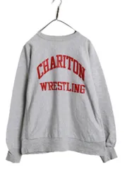 80s USA製 ★ チャンピオン リバースウィーブ カレッジ プリント スウェット メンズ XL / ヴィンテージ 裏起毛 トレーナー 大きいサイズ 灰