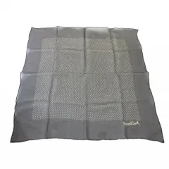 マーガレットハウエル MARGARET HOWELL スカーフ ドット柄 ブラウン 茶 