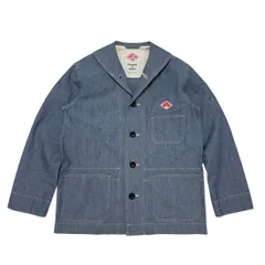 古着 ダントン DANTON シャンブレー カバーオールジャケット ラウンドカラー クリーニング済み メンズ36 レディース L相当