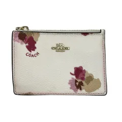COACH(コーチ) コインケース - F65439 ピンクベージュ×ピンク×マルチ レザー