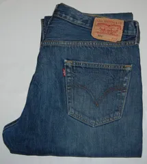 送料無料! USED Levis リーバイス 501 デニム インディゴ W36　L-63