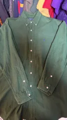 ポロ ラルフローレン コーデュロイ シャツ グリーン オーバーサイズ