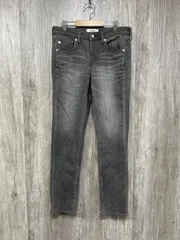 SOMETHING サムシング エドウィン 無地 スキニー デニムパンツ size27/黒 ■■ レディース