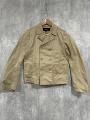 tricot COMME des GARCONS コムデギャルソン ダブルブレスト ジャケット sizeM/ベージュ ■◇◎レディース