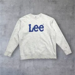 リ Lee メランジ ビックロゴ プリンティング スウェット L
