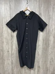 MOUSSY マウジー BACK LACE UP SHIRT ドレス ワンピース size1/黒 ■◆ レディース