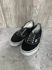 VANS バンズ シンプル ローカット スニーカー size27.5/黒 ■■ メンズ