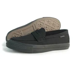 新品 22.5～25.0cm コンバース CONVERSE メンズ レディース ローファー スニーカー  CXP LOAFER ブラックモノクローム 黒
