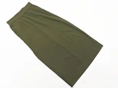 GLOBAL WORK グローバルワーク スリット タイト スカート sizeM/カーキ ■■ レディース