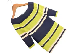 AZUL BY MOUSSY アズールバイマウジー カットソー sizeS/紺x緑 ■◇ レディース