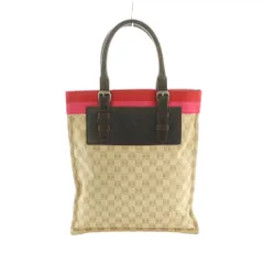 ロエベ LOEWE アナグラム トートバッグ キャンバス レザーハンドル ベージュ マルチカラー /MI ■OS