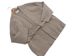 PLST プラステ ウール混 ロング カーディガン sizeS/グレージュ ◇■ レディース