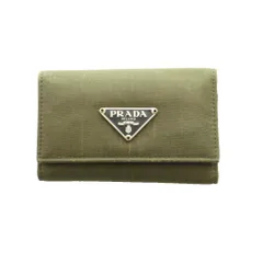 プラダ PRADA 6連キーケース カーキ /SS ■OS