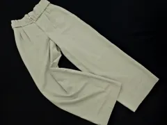 INGNI イング タック ウエストベルト付き ワイド パンツ sizeF/薄緑 ■■ レディース