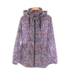 ケイトスペード KATE SPADE 花柄 ナイロンパーカー マウンテンパーカー ジャケット XS TP ネイビー マルチカラー /ES ■OSのサムネイル