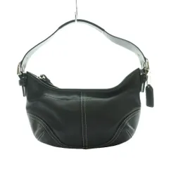 コーチ COACH ワンショルダーミニバッグ レザー 黒 ブラック /SS ■OS