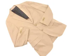 nano universe ナノユニバース テーラード ジャケット sizeM/ベージュ ■■ レディース