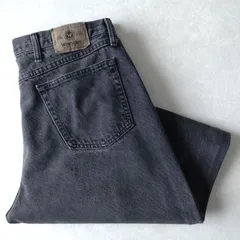 ■古着 Wrangler ラングラー ブラックジーンズ デニムパンツ 黒 W38L30【L5557】
