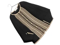 Pierre Cardin ピエールカルダン ニット カーディガン sizeM/黒 ◇■ レディース