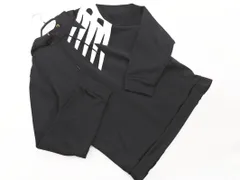 New Balance ニューバランス 裏フリース ロゴ プリント プルオーバー パーカー sizeM/黒 ◇■ メンズ