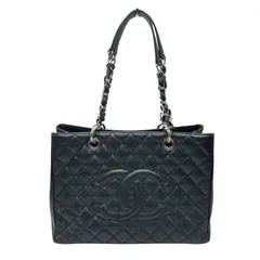 シャネル CHANEL トートバッグ マトラッセ ブラック レディース