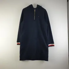 トミーヒルフィガー レディース Mサイズ ネイビー フード ONE PIECE L3371