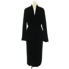 マディソンブルー MADISONBLUE VELVET GOWN COAT ガウンコート ロング 1 ブラック /HK ■OSのサムネイル