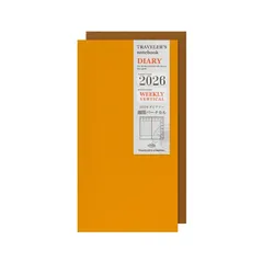デザインフィル　トラベラーズノート　リフィル　2026　週間バーチカル　1449-006