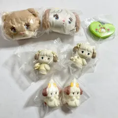 ★ mikko characters おちゃめフレンズ まとめ 7点  フェイスマスコット ソフビ スフレ キャミー ミラー ユメミン カプセルトイ 現状品