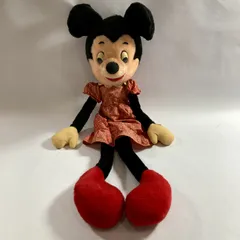 ★ 希少 70年代 ミニーマウス ぬいぐるみ サンアンドスター製 ヴィンテージ  全長約80cm 現状品