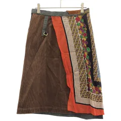 kolor カラー 17AW マルチファブリックスカーフスカート 17WPL-S04133 ミックスカラー 2のサムネイル