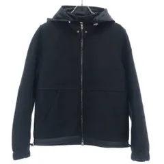 MONCLER モンクレール MAGRIA CARDIGAN ナイロンフーデッドウールジャケット パーカー B20918403400 ネイビー M