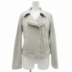 ミッシュマッシュ MISCH MASCH ジャケット ブルゾン ジップアップ ライダース風デザイン フェイクスエード 2 グレー /JS ■GY39