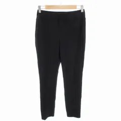 セオリーリュクス theory luxe イージーパンツ ゴムウエスト テーパード ストレッチ 34 黒 ブラック /HO