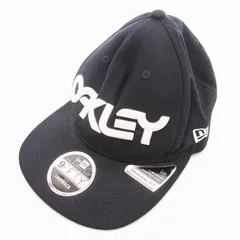 オークリー OAKLEY NEW ERA 9FIFTY Mark II Novelty Snap Back スナップバックキャップ ロゴ刺繍 黒 ブラック /UO ■GY99
