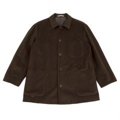 Jeanik リネン カバーオールジャケット サイズL相当 ブラウン Jeanik リネン カバーオールジャケット サイズL相当 ブラウン - メルカリ