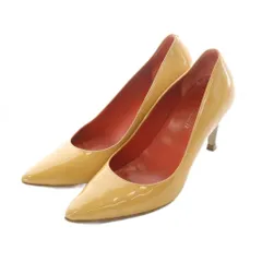 コールハーン COLE HAAN パンプス 5 22cm 黄色 ポインテッドトゥ ハイヒール 無地 /RI ■OS