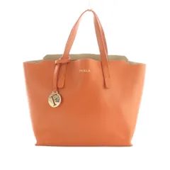 フルラ FURLA サリー トートバッグ レザー オレンジ /MI ■OS