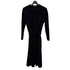 C428 Theory luxe（セオリーリュクス）」レディース ロングカーディガン（コーディガン）ウール 038サイズ ネイビー