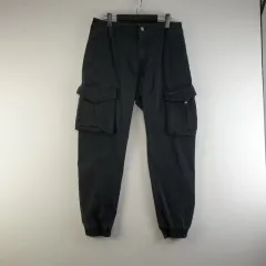 カルバン・クライン メンズ S 9分丈 カーゴ ジョガー パンツ L3982