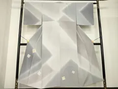 平和屋着物●訪問着　駒刺繍　源氏香　暈し染め　金彩　正絹　逸品　AABF9643ck