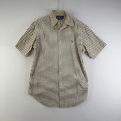 ラルフローレン メンズM クラシックフィット CHECK 半袖シャツ L9018