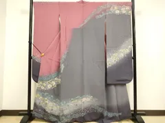 平和屋着物●豪華振袖　絞り　辻が花　暈し染め　金銀彩　正絹　逸品　DABB9674du