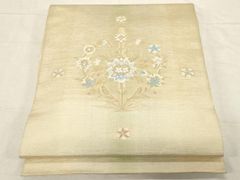 帯8127 ○高級 正絹 絽綴れ 夏帯 袋帯 華文 花文 - メルカリ